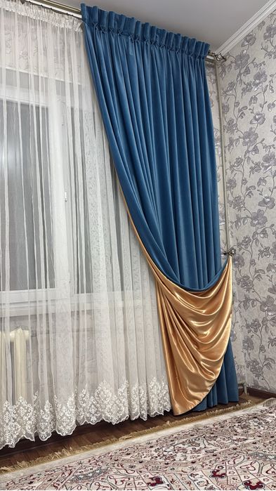 Тюль для зала велюр