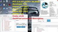 SSD512  PTT Tech Tool 2.8.221 & Impact 11.2021 Prosis Vocom Vodia