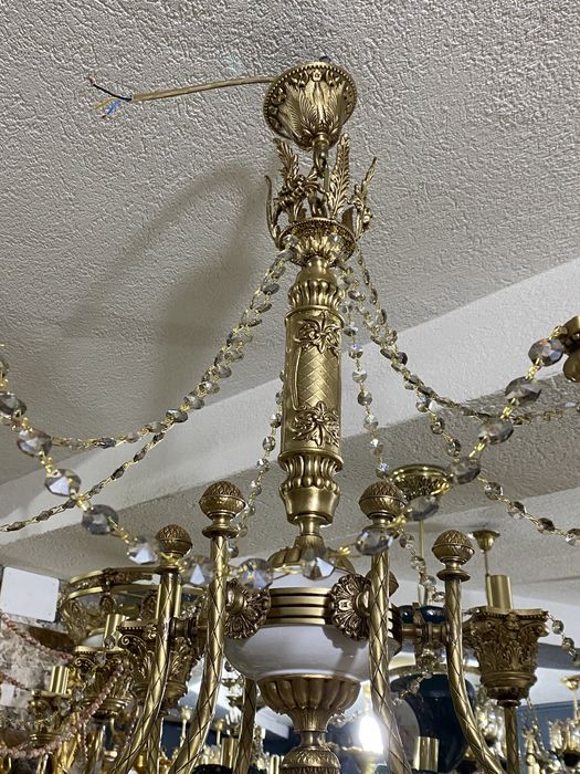 Candelabru/lustra/bronz masiv