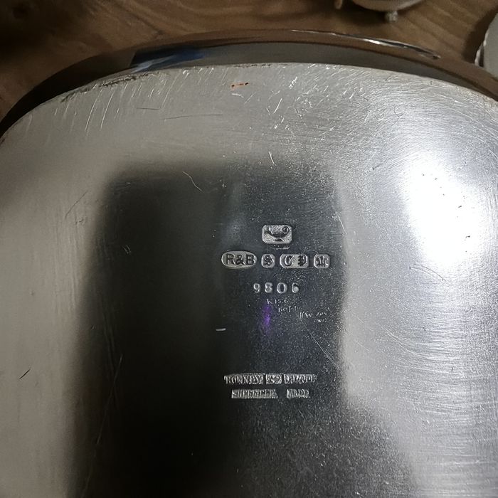 Антикварен посребрен комплект