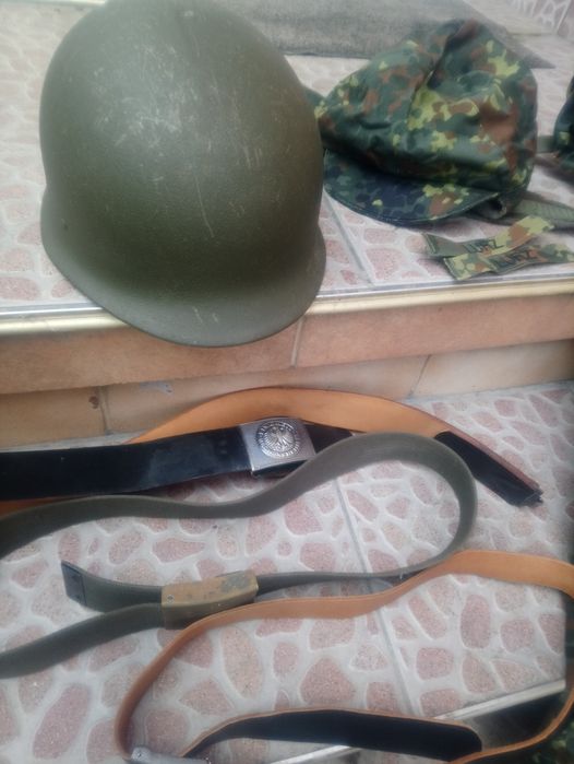 Немска Военна Каска Колани Униформа Лятна Зимна мешка 140лв ОБЩО