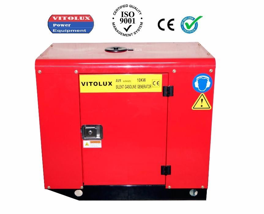 12.5 KVA Монофазни Обезшумени Бензинови Генератори с пълна Aвтоматика