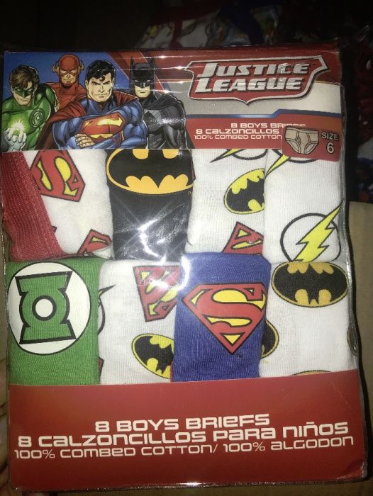 Детско бельо слип Superman ,Spiderman,Batman,Cars,The Flash,Hulk,Thor