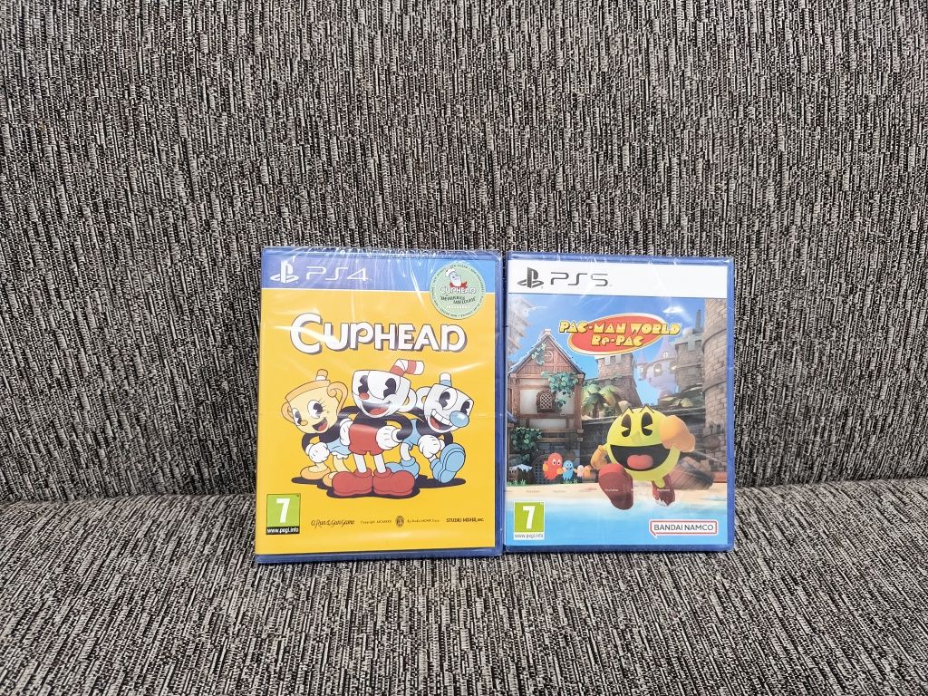 Cuphead, PAC Man world PS4 PS5