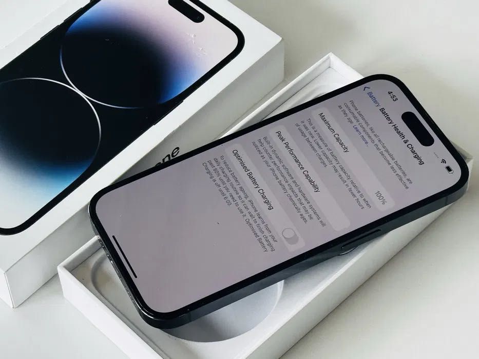 Iphone 14 Pro 128GB Black 100% Батерия! Гаранция 6 месеца