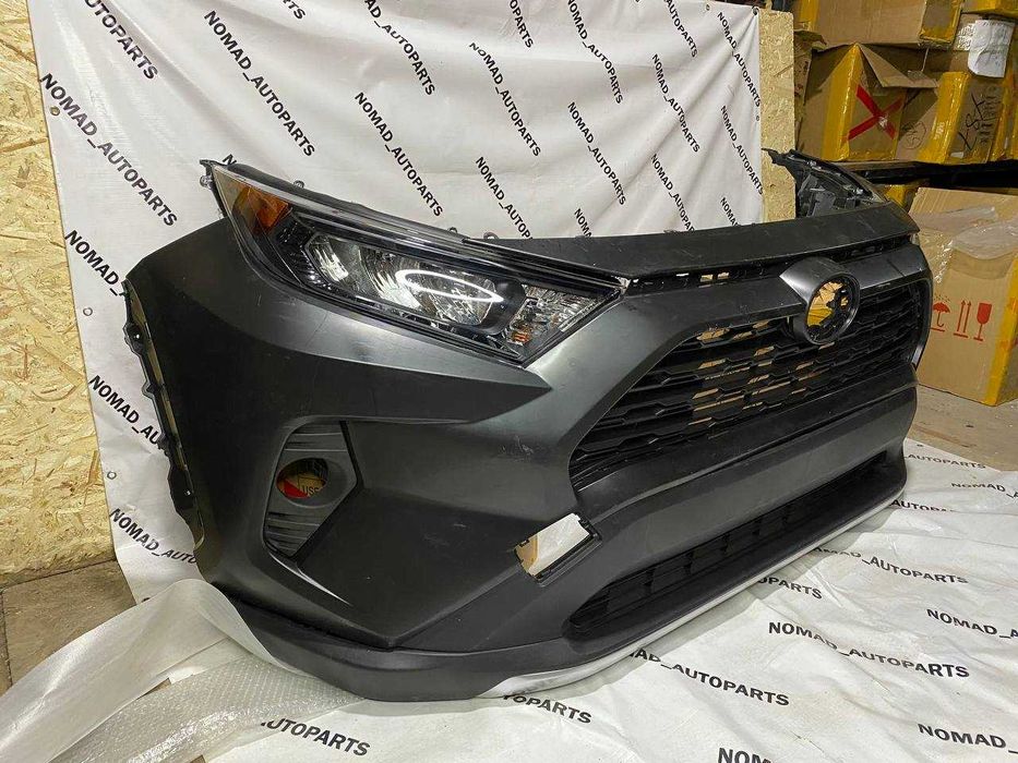 Бампер в сборе Рав4/Rav4 Решетка/фара/Ноускат/крыло/Морда на Рав4