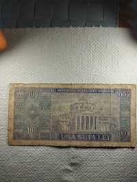 Vând bancnotă de 100 Lei din anul 1966 .bancnota se află în stare b
