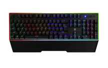 Tastatura gaming mecanica A+ Kago, iluminare rainbow, palm rest, sh