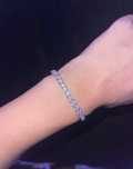 Brățară argint 925 sterling silver cu diamante