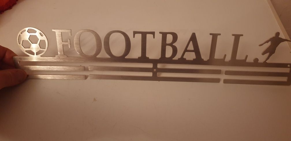 Placa metal football