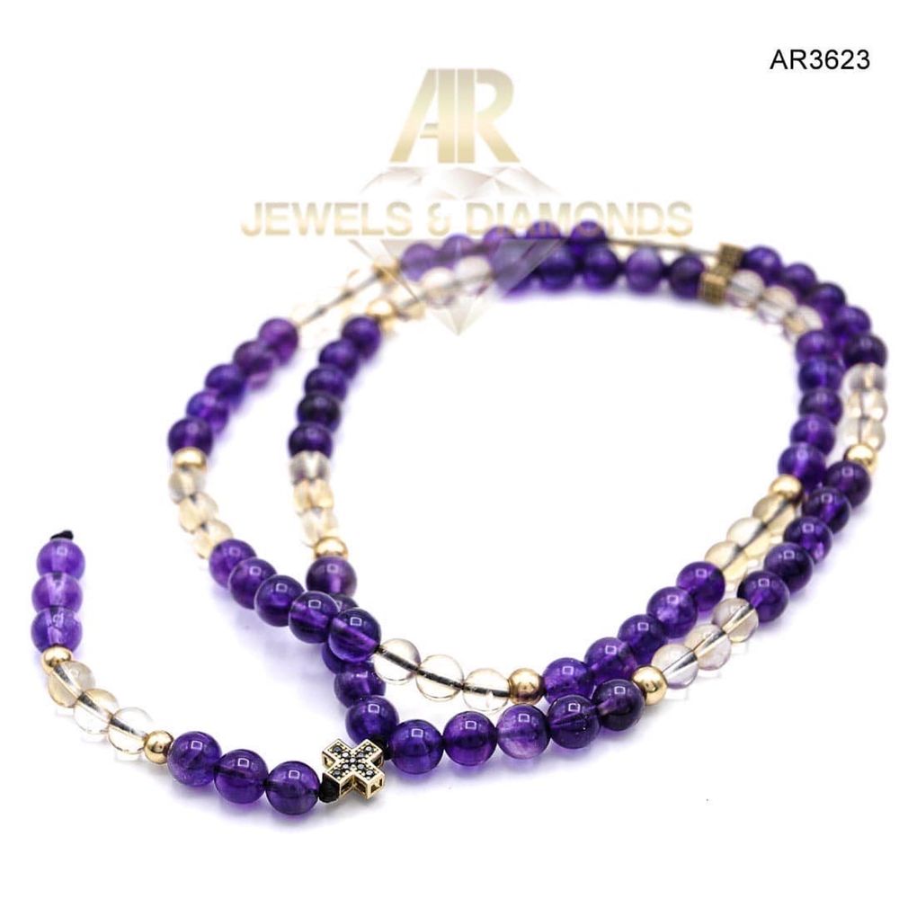 Rozariu Lant Colier Aur 14 K model nou ARJEWELS(AR3623)