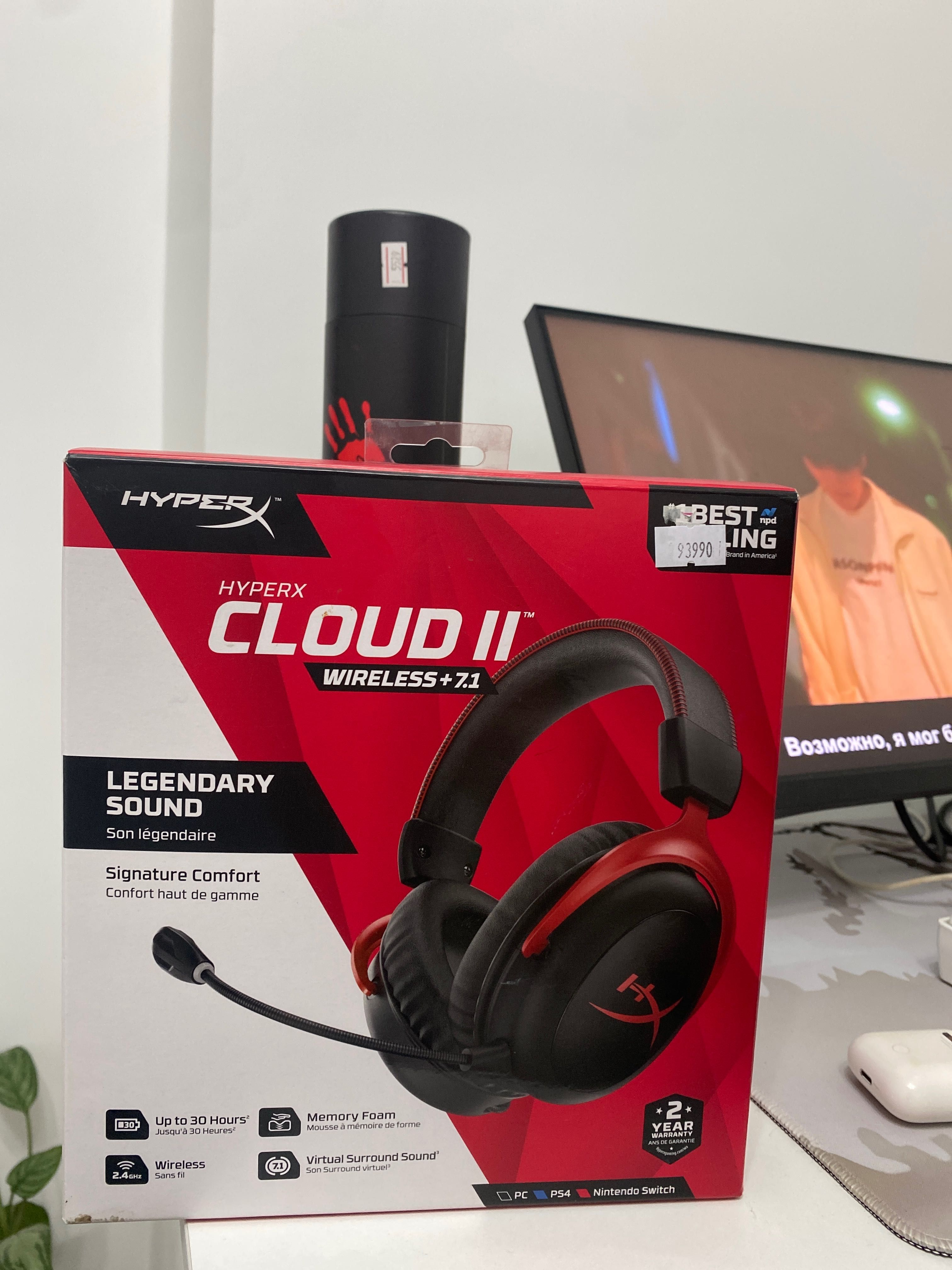 Наушник Hyper X Cloud II Wireless