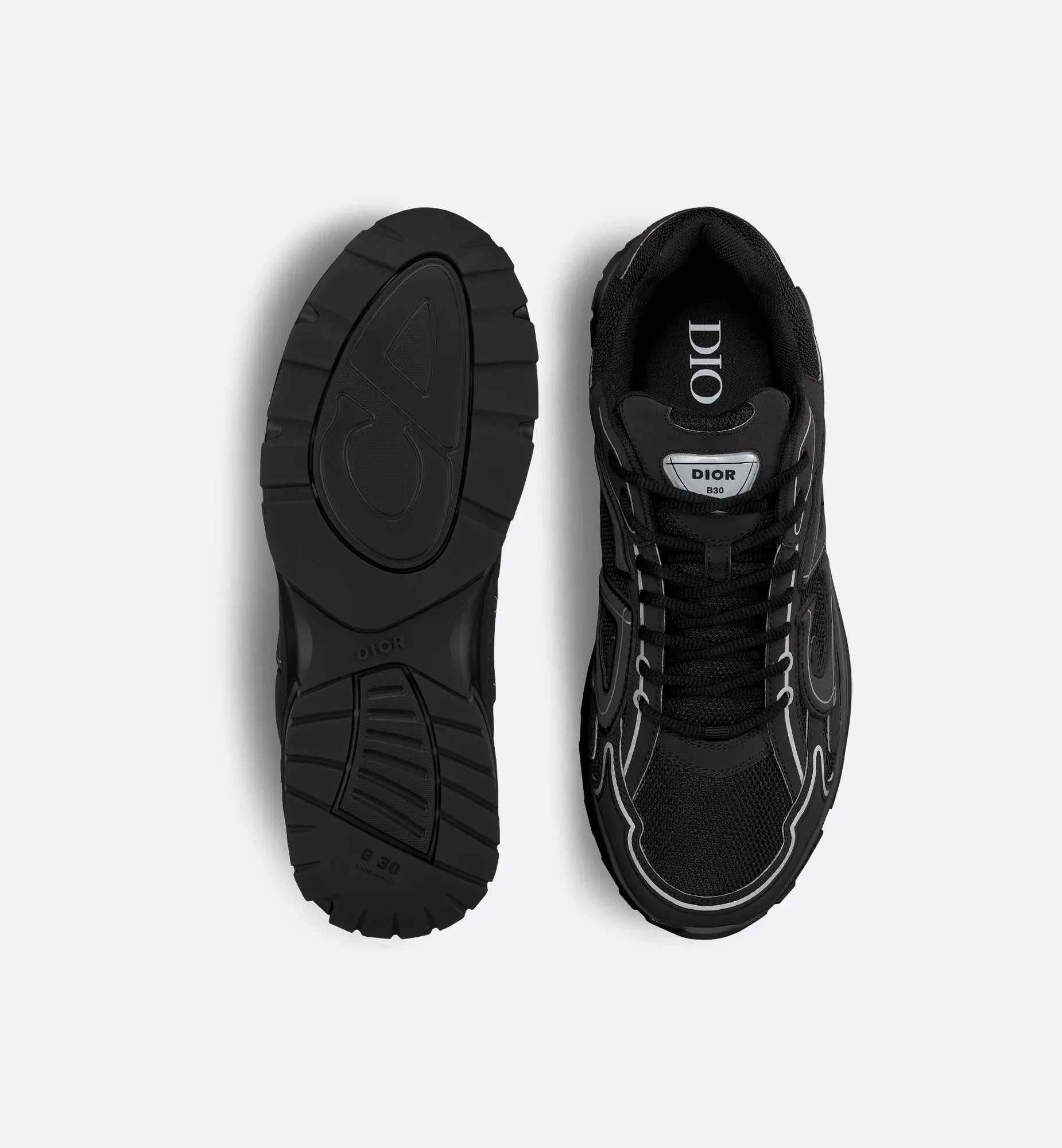 Adidasi Dior B30 Triple Black - Verificare COLET - Calitate PREMIUM