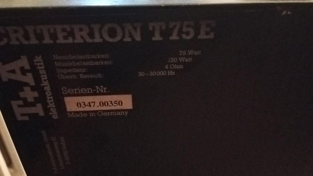 Boxe T+A Criterion T75E