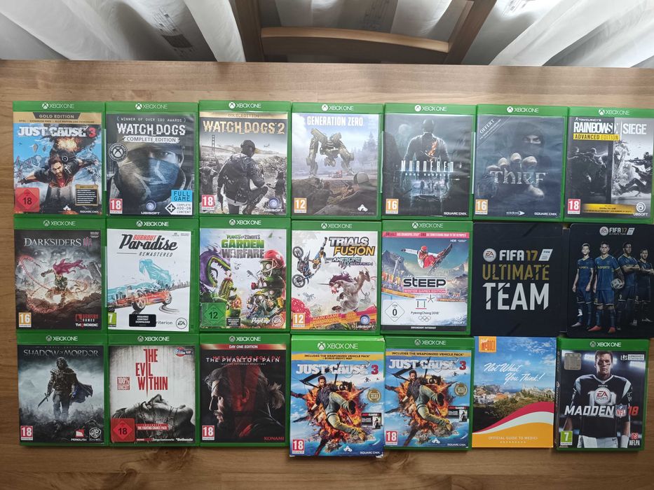 Xbox One Just Cause Fifa Steep Plants vs Zombie Thief Watchdogs NFL