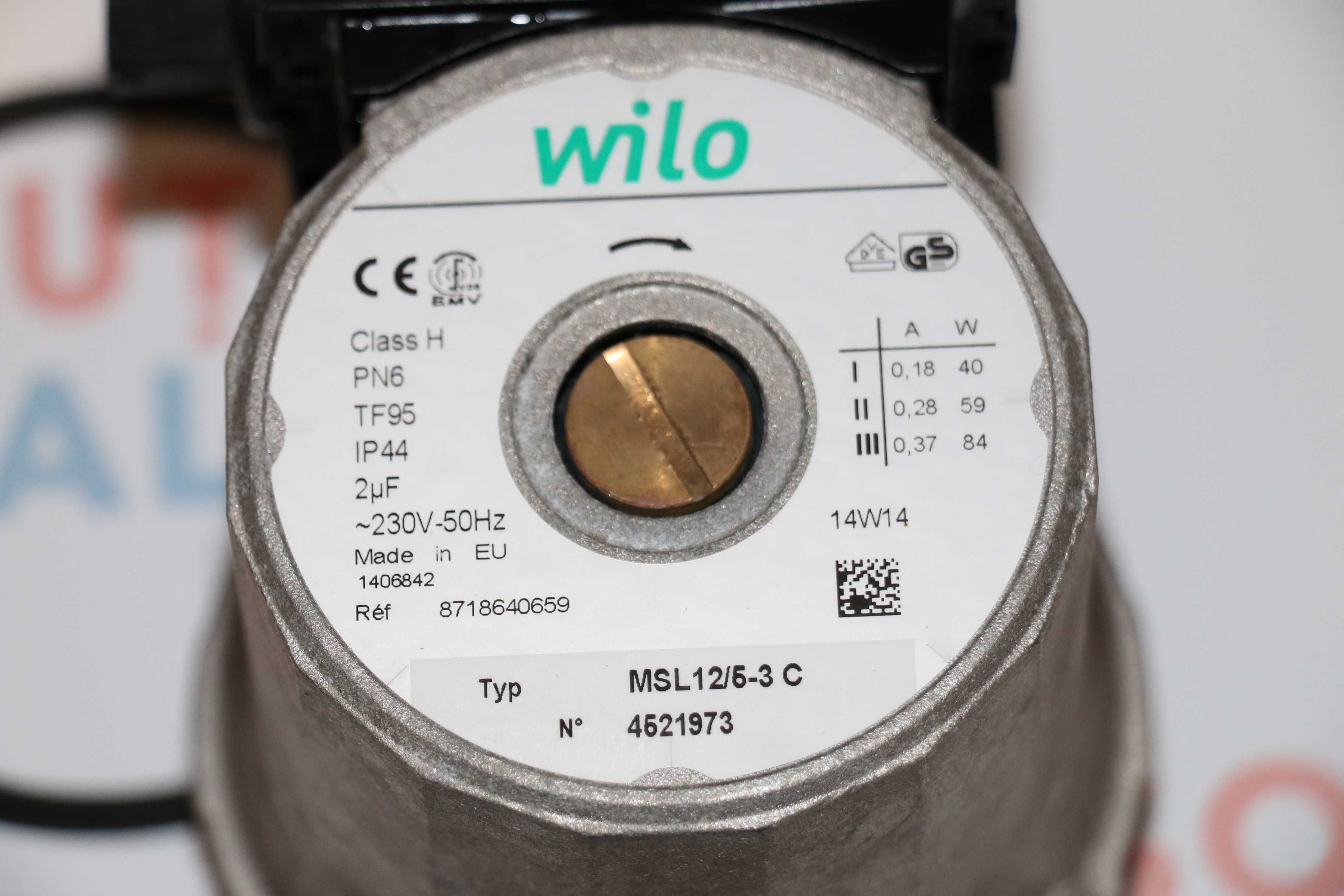 Pompa Wilo MSL 12/5-3 C centrala termica Bosch sau Buderus