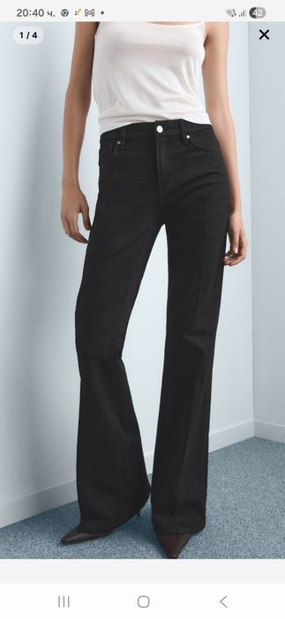 Черни дънки MANGO