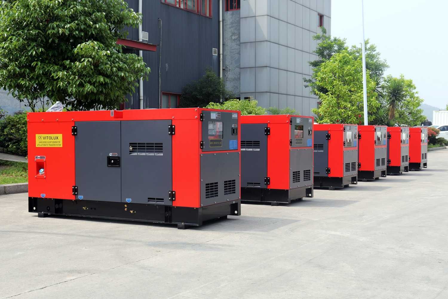 41 KVA / 33 KW  тихи ТРИФАЗНИ  Генератори с Дизелов двигател ISUZU