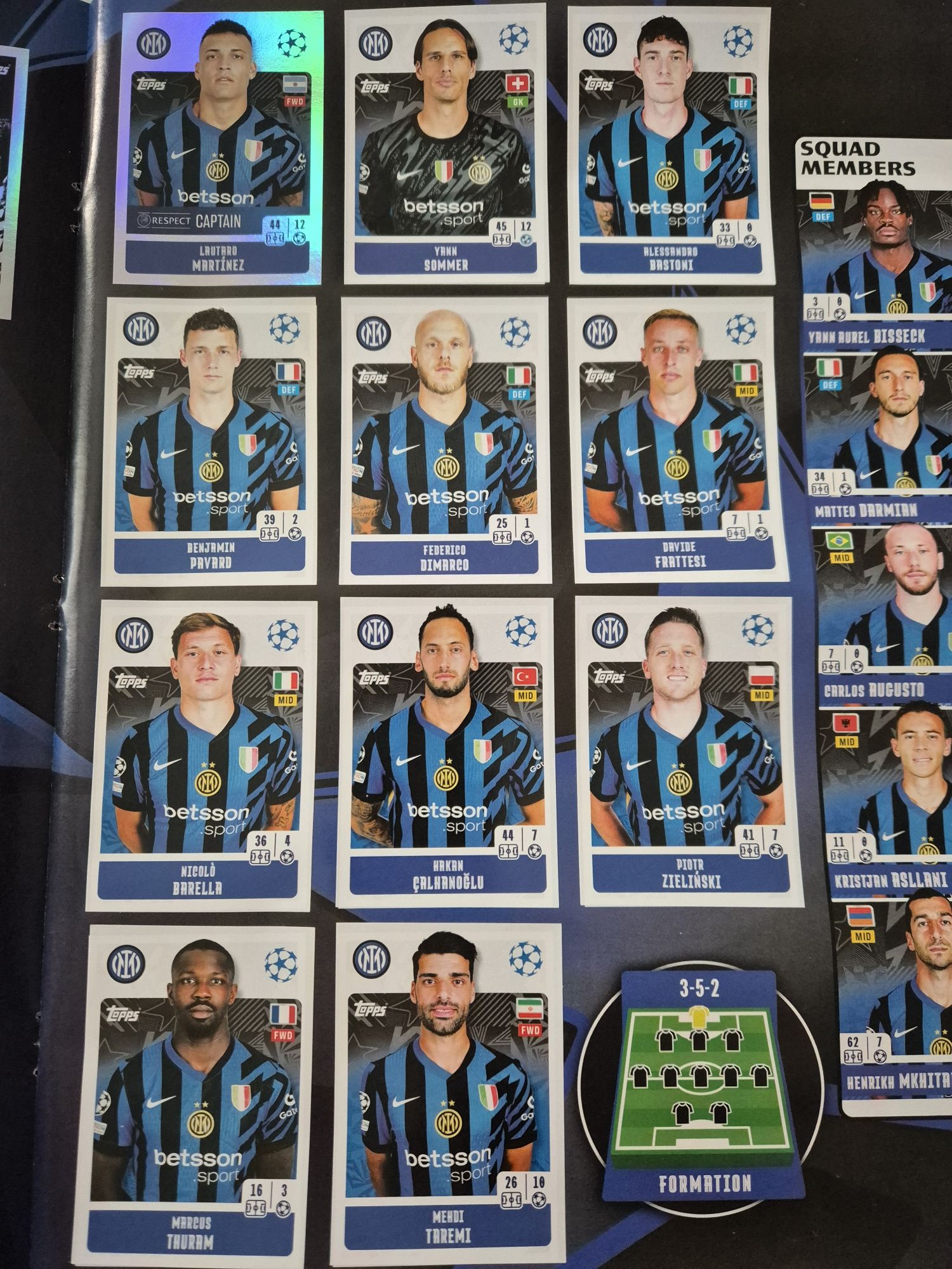 РАЗПРОДАЖБА! 100% попълнен албум Topps / Panini Шампионска лига 24/25