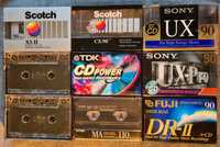 Casete audio Scotch, Sony, TDK, Fuji