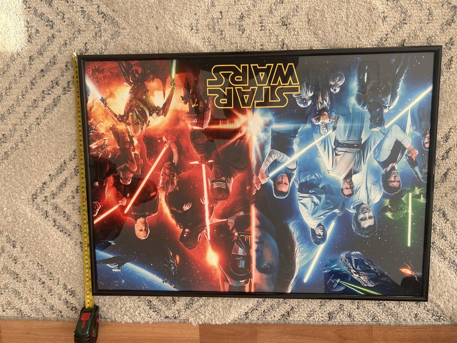 Tablou poster star wars cu rama si sticla