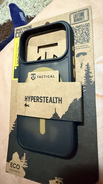 Husa Tactical MagForce iphone 17 pro negru / galben nou