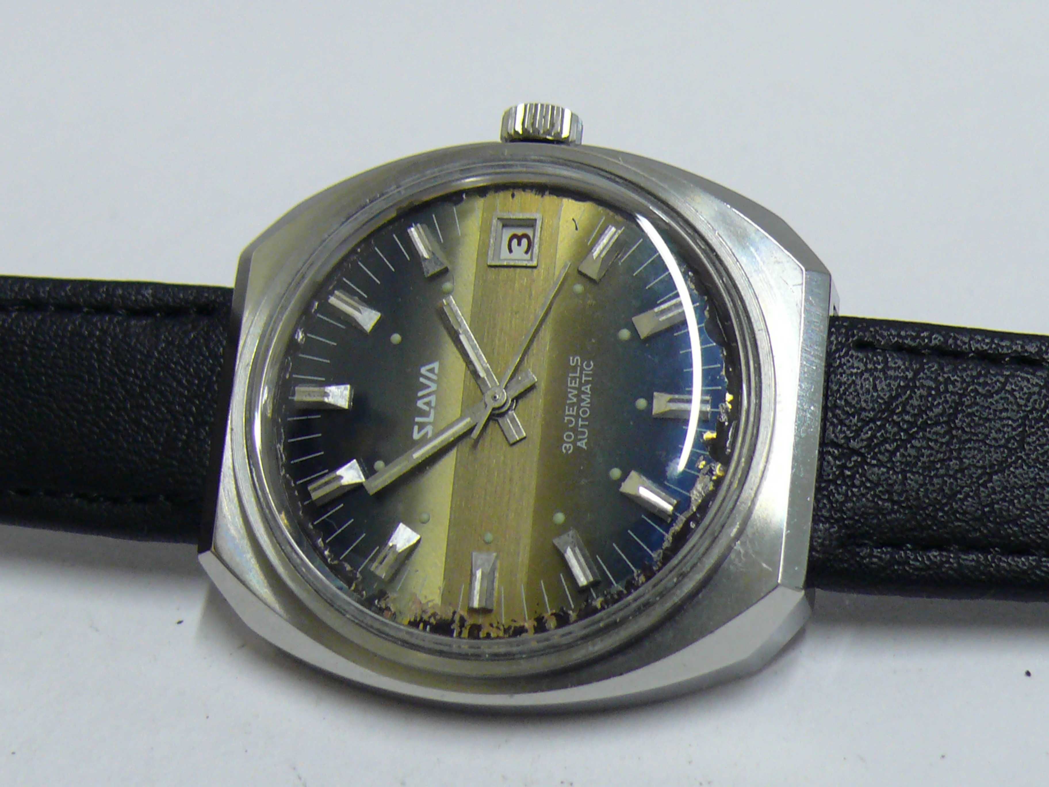 Съветски SLAVA/Слава Автоматичен Мъжки ръчен часовник, НАМАЛЕНА ЦЕНА!