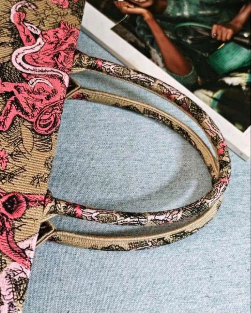 Geanta Dior din textil pe comanda