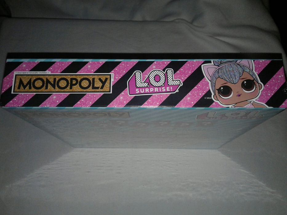 Joc Monopoly LOL Surprise, pioni surpriza, nou, intipluit
