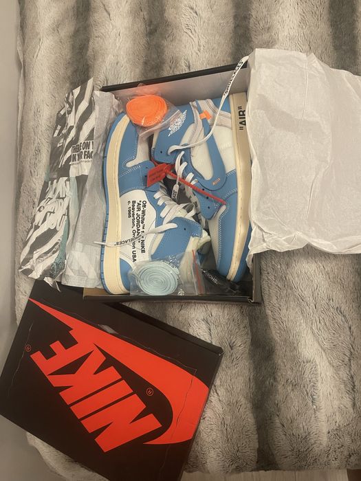 Jordan 1 Retro High Off White UNC