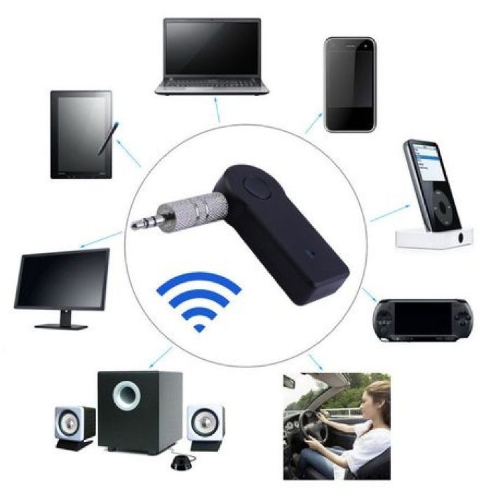 Adaptor Bluetooth audio Aux Wireless si Handsfree Car Kit