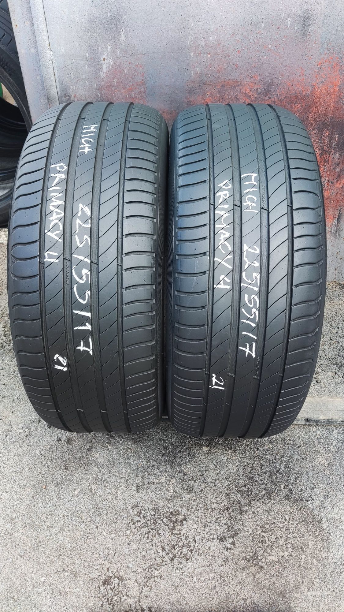 2бр. летни гуми 225/55/17 Michelin Primacy 4 
dot21
6.5mm
Добро състоя