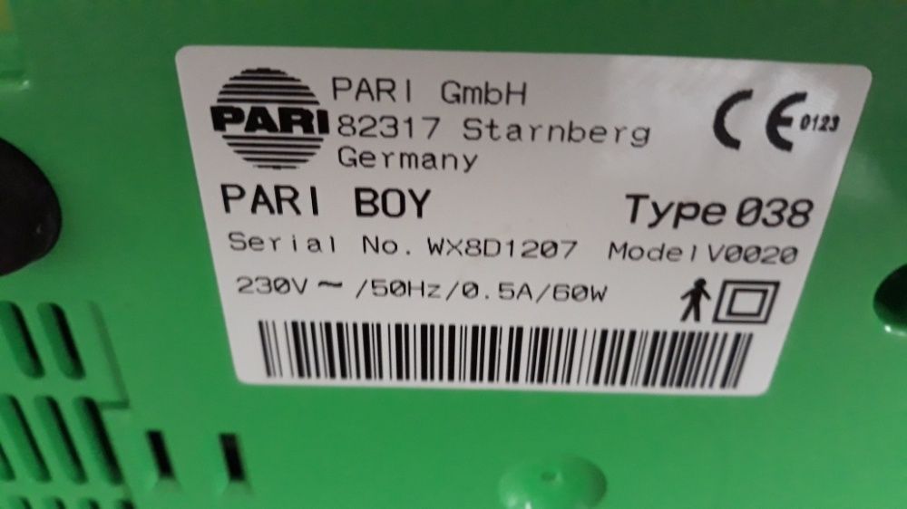 Vand aparat aerosoli/inhalator Pari JuniorBoy