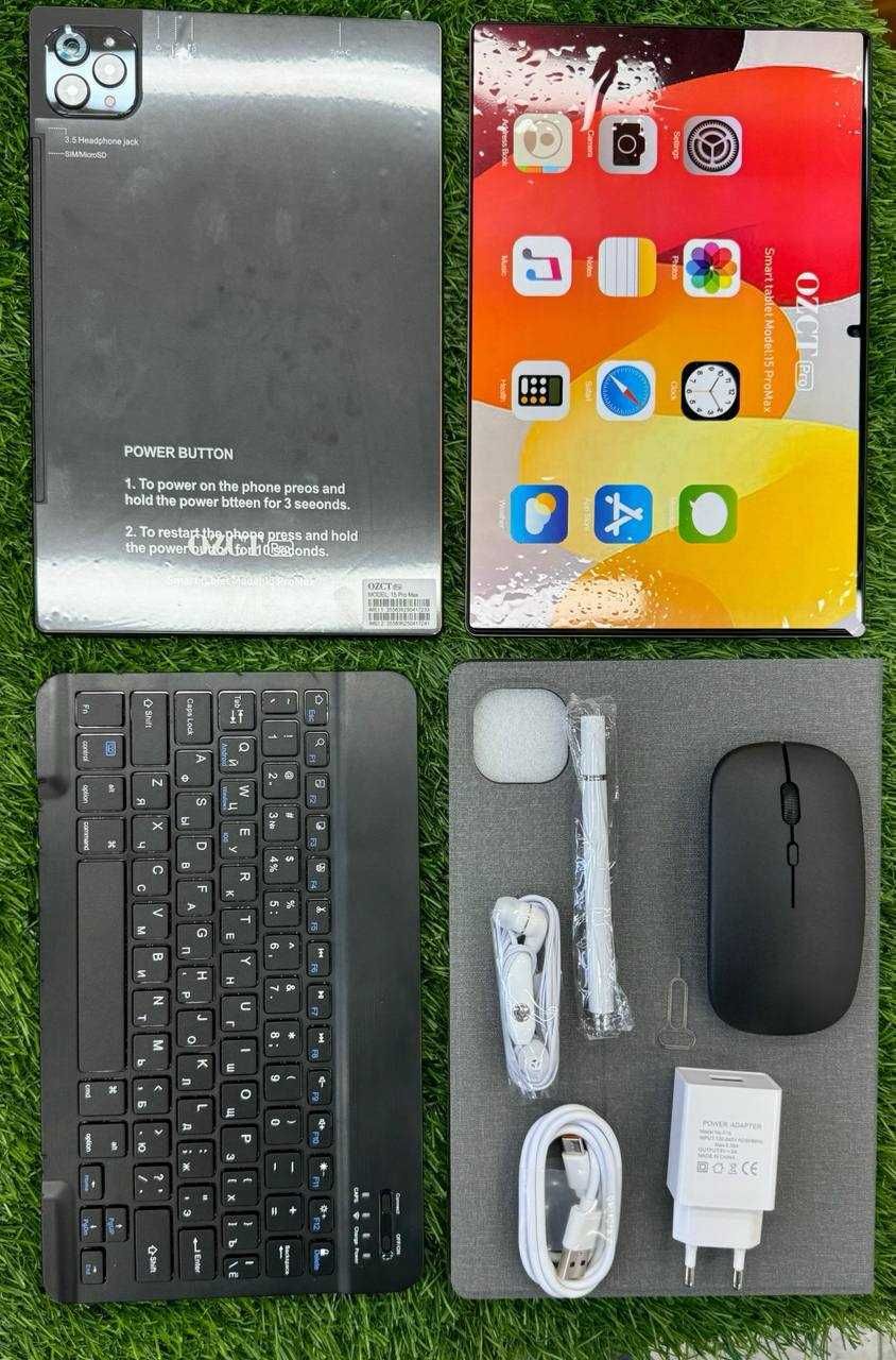Планшет 15 Pro Max Planshet + Klavatura mishka