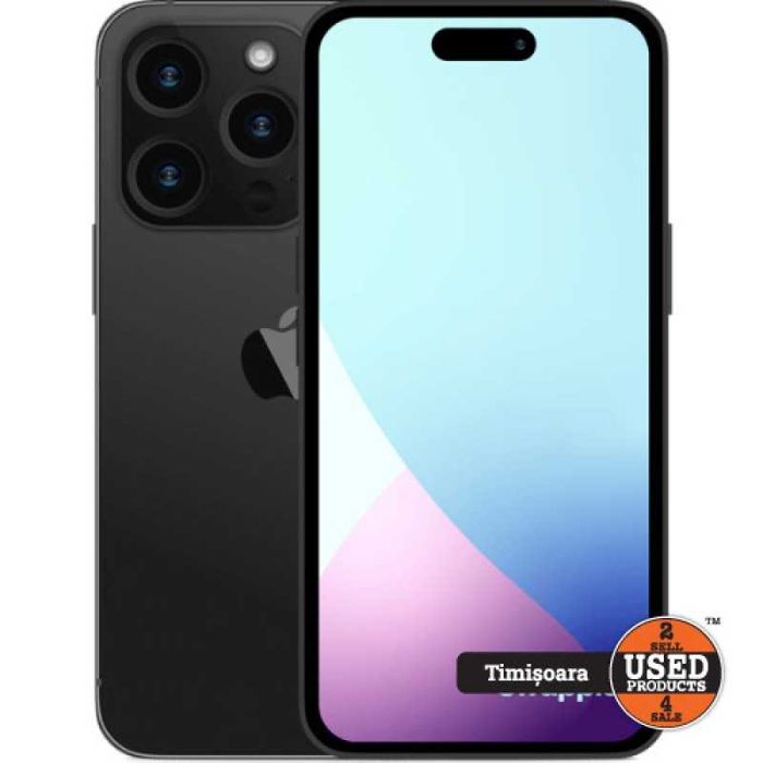 Apple iPhone 14 Pro Max 256 Gb, Space Black | UsedProducts.ro