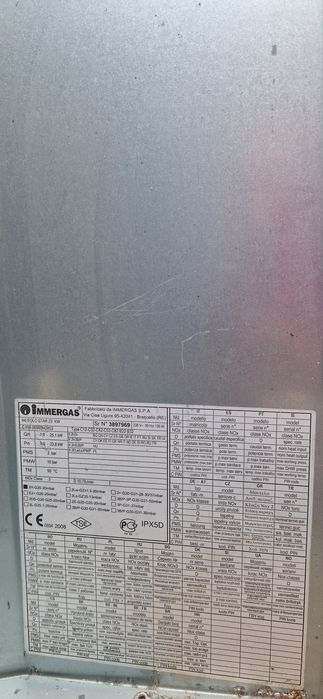 Centrala pe gaz  Immergas Eolostar 23kw