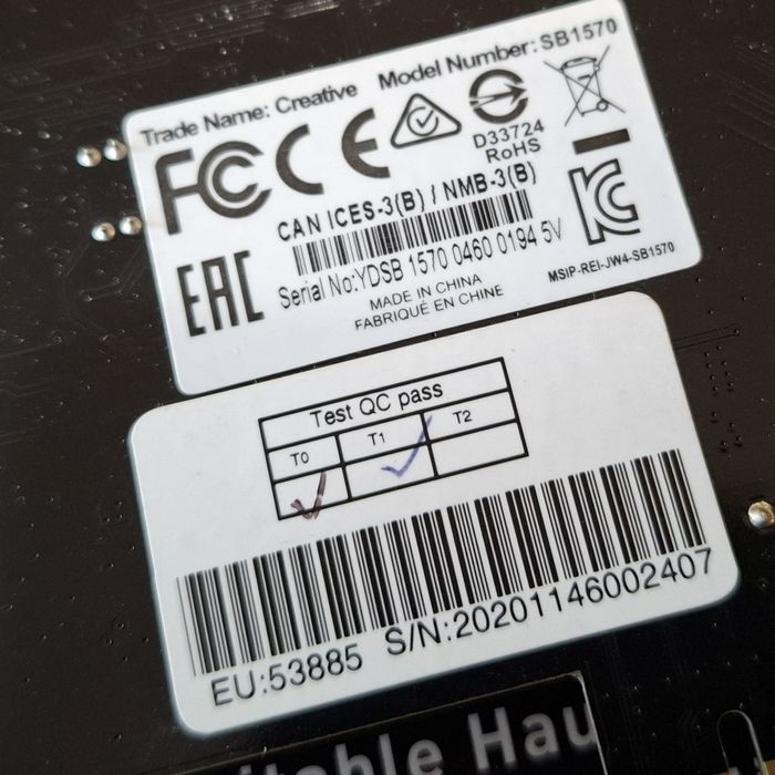 Creative Sound Blaster Audigy FX 5.1 PCI-E звукова карта
