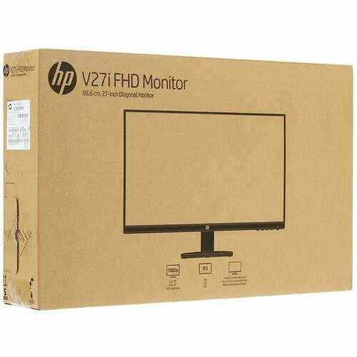 Новый Монитор HP V27i, 1920x1080, 60 Гц, IPS, чёрный Доставка