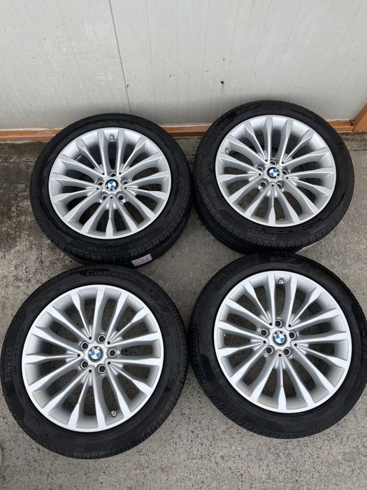 Set jante aliaj 5X112 BMW 245 45 R18 cu anvelope