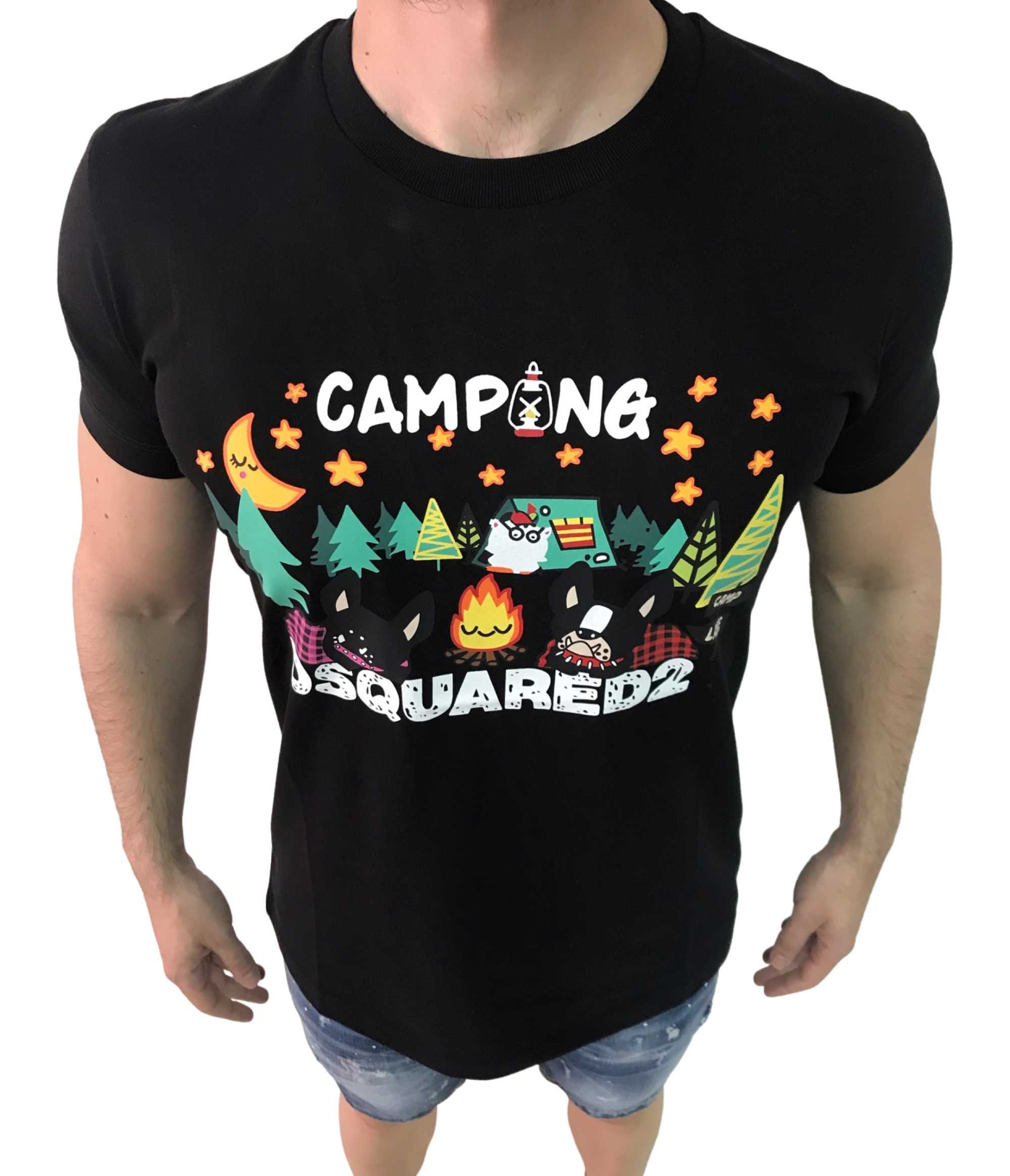 Мъжка тениска Dsquared Camping !!!