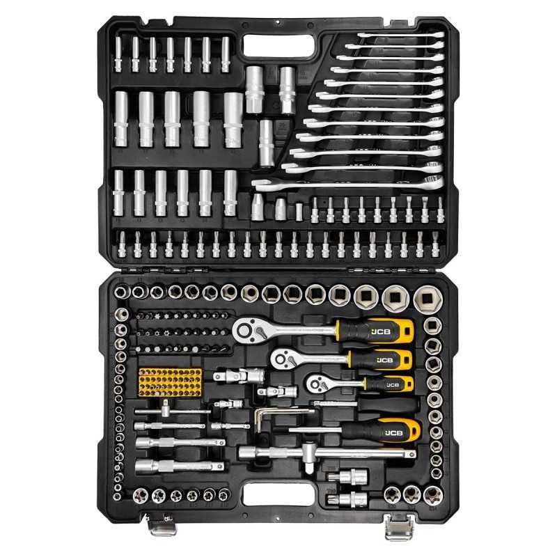 Немско Висококачествено Гедоре к-т 216 части JCB  1/4“ 3/8“ 1/2“