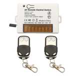 RF безжичен превключвател с 2 дистанционни – 433 MHz, DC 5-30V, 10A