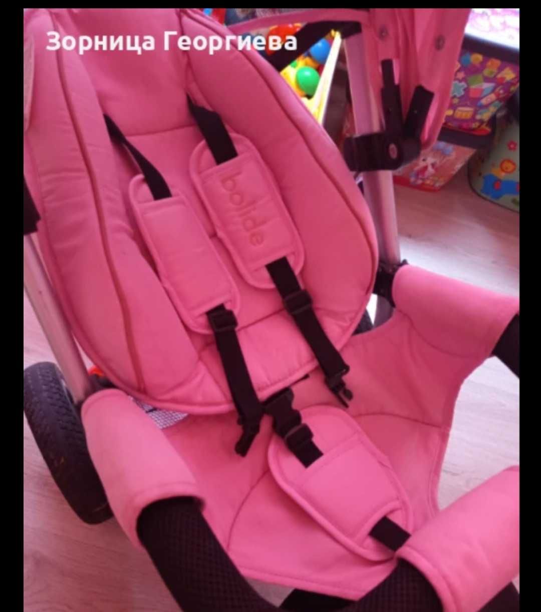 Триколка Чиполино Болид розова