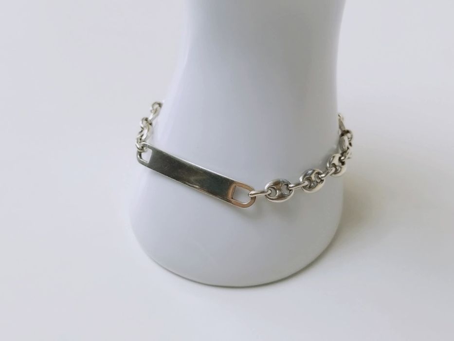 Veche bratara masiva din argint de 925