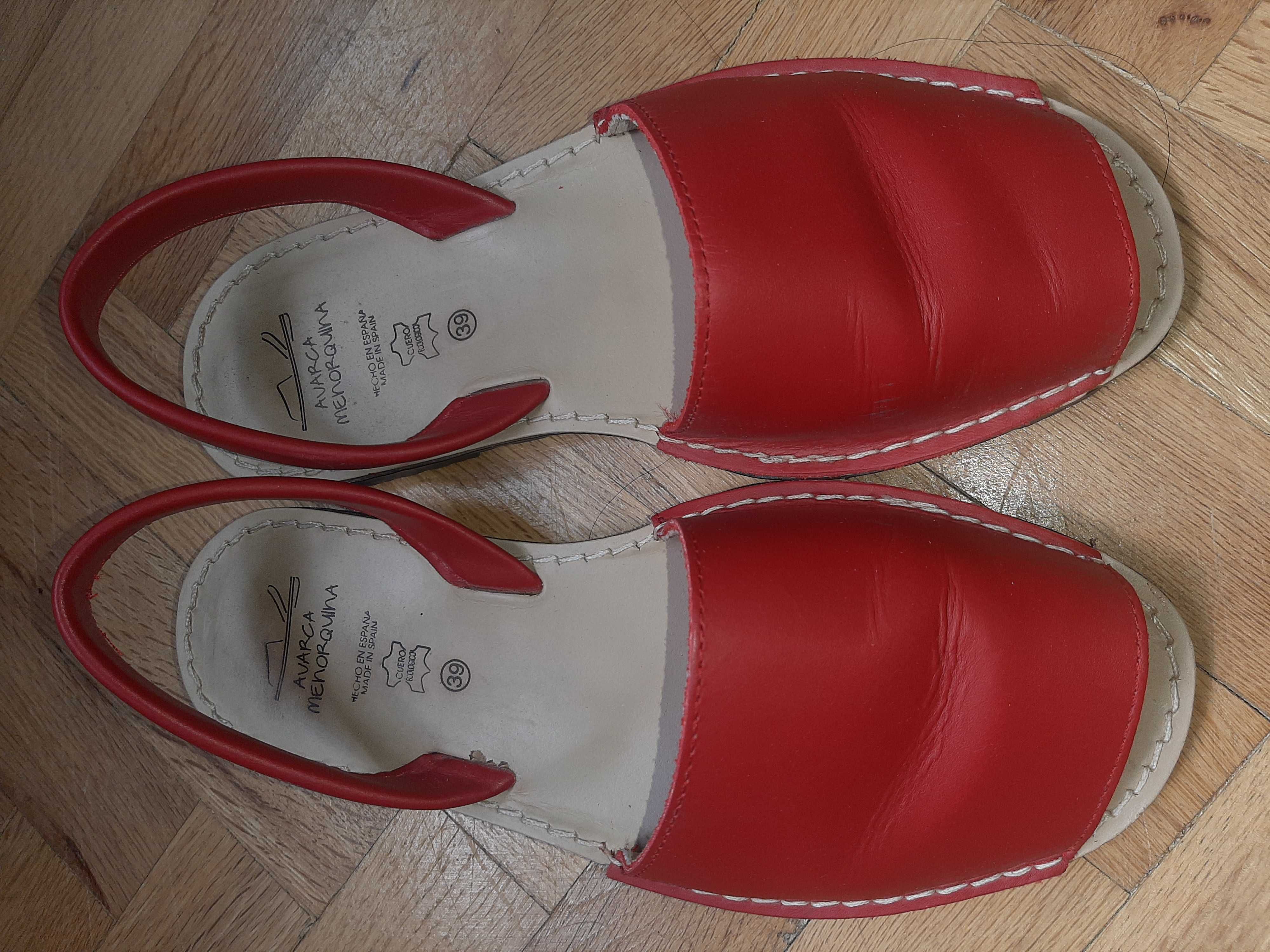 Дамски сандали 39, Аvarca Menorquina red sandals