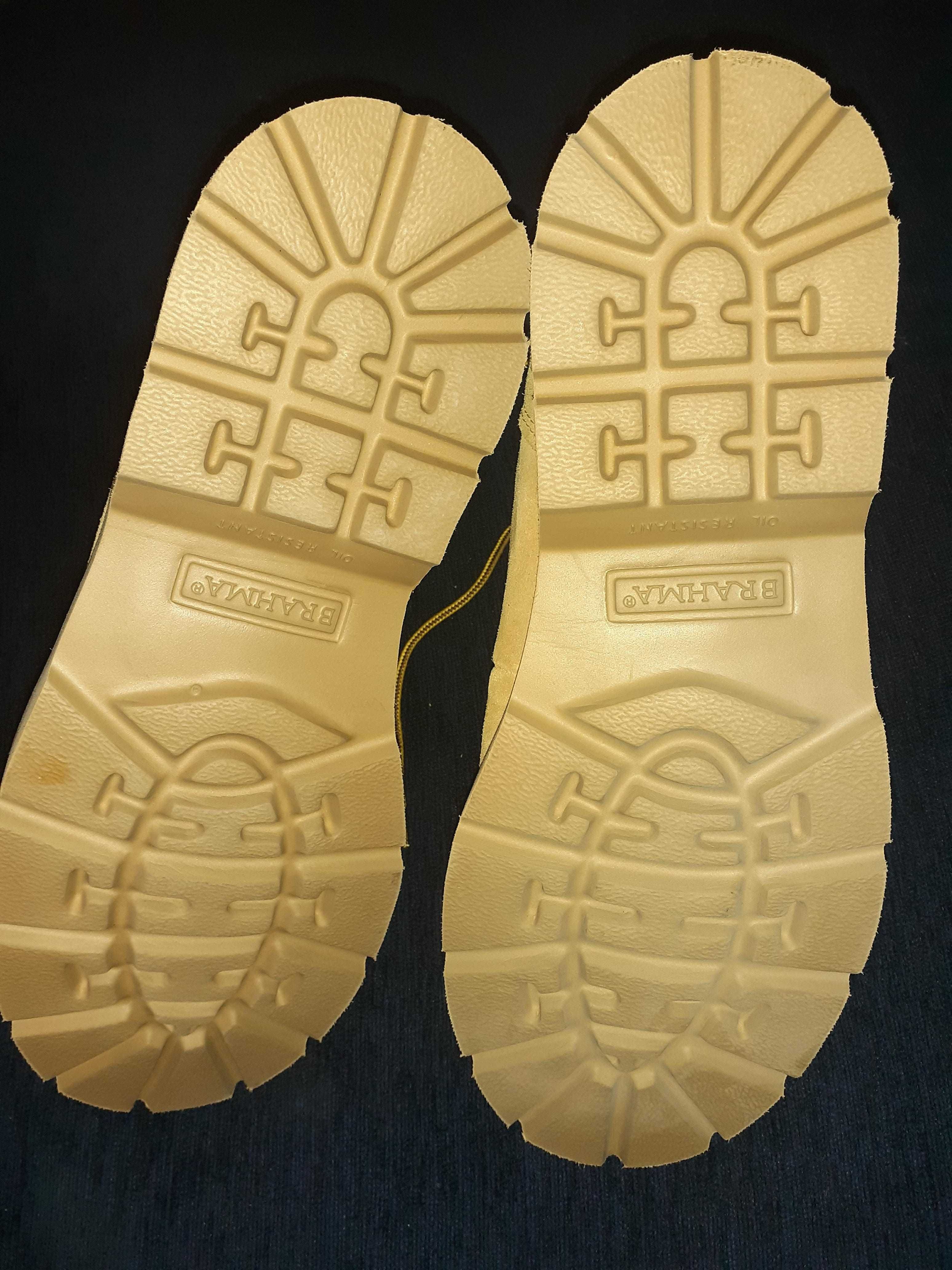 ЧИСТО НОВИ Работни обувки ботуши от естествена кожа Brahma Размер 47