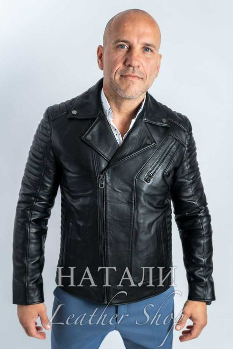 Мъжко кожено яке Борислав от естествена кожа