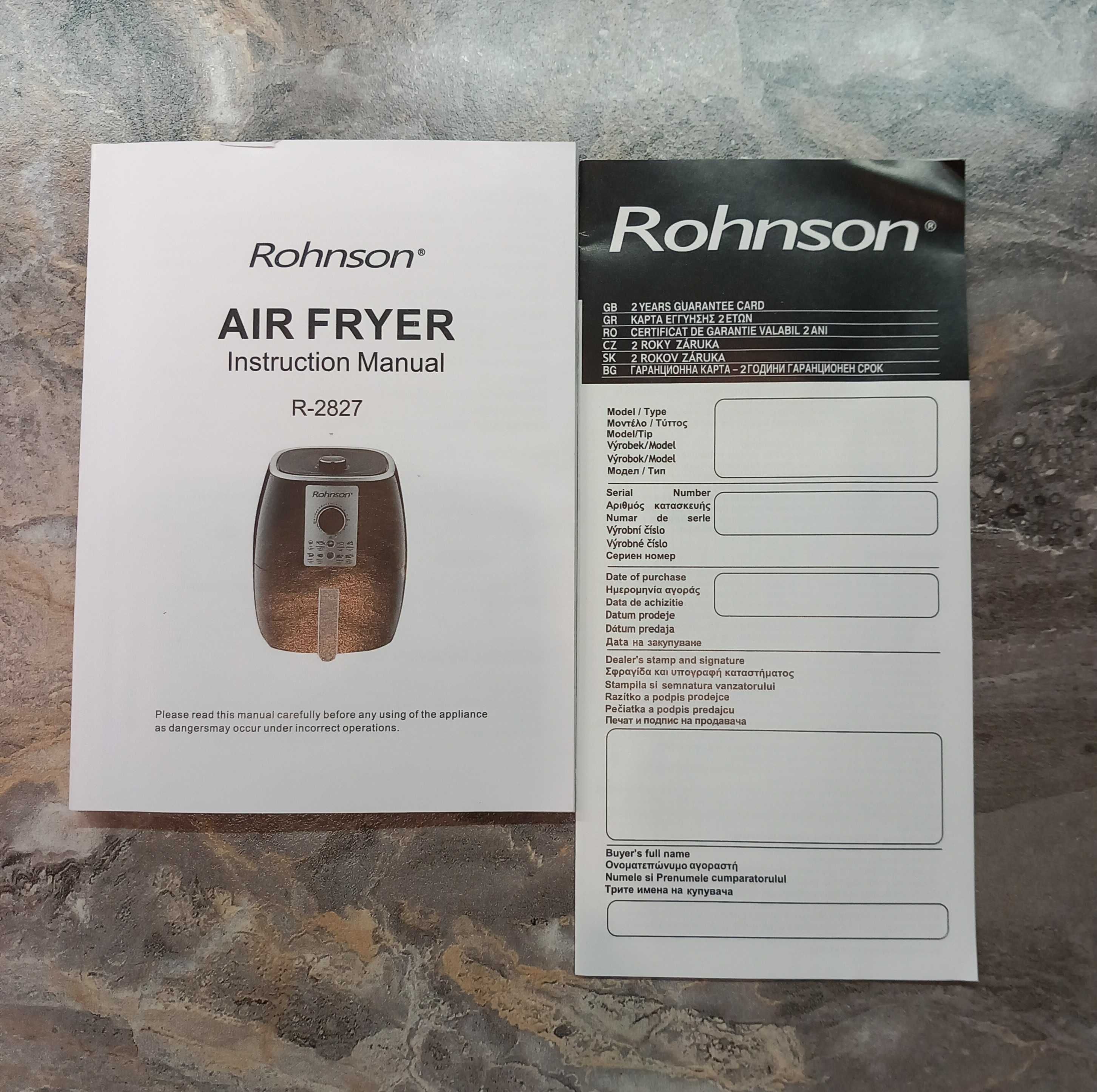Rohnson R-2827 Фритюрник Air Fryer