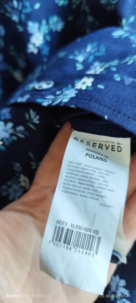 Camasa barbati Reserved marimea XS produs nou cu eticheta