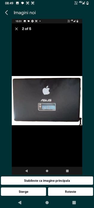 Vând laptop asus x552c impecabil ,